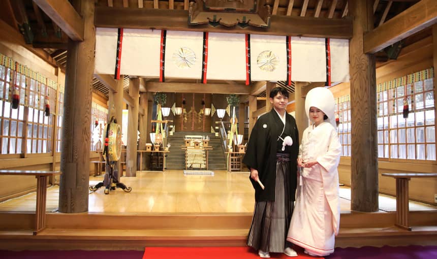 伝統と格式　射水神社の神前結婚式